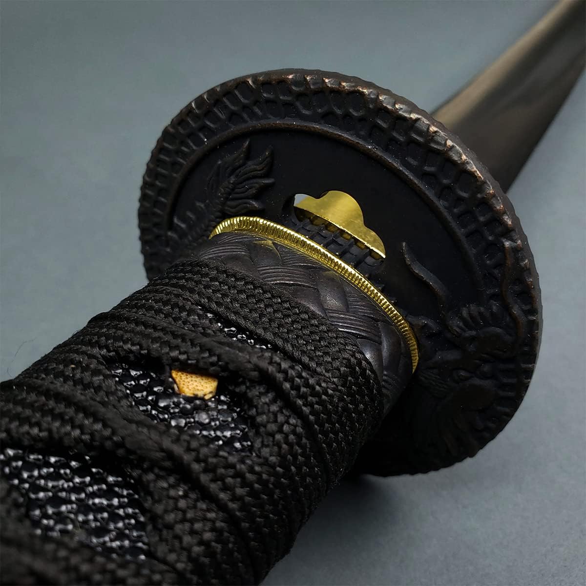 Full Tang Authentic Handmade High 1045 Carbon Steel Katana | Bishmon Mizuchi Samurai