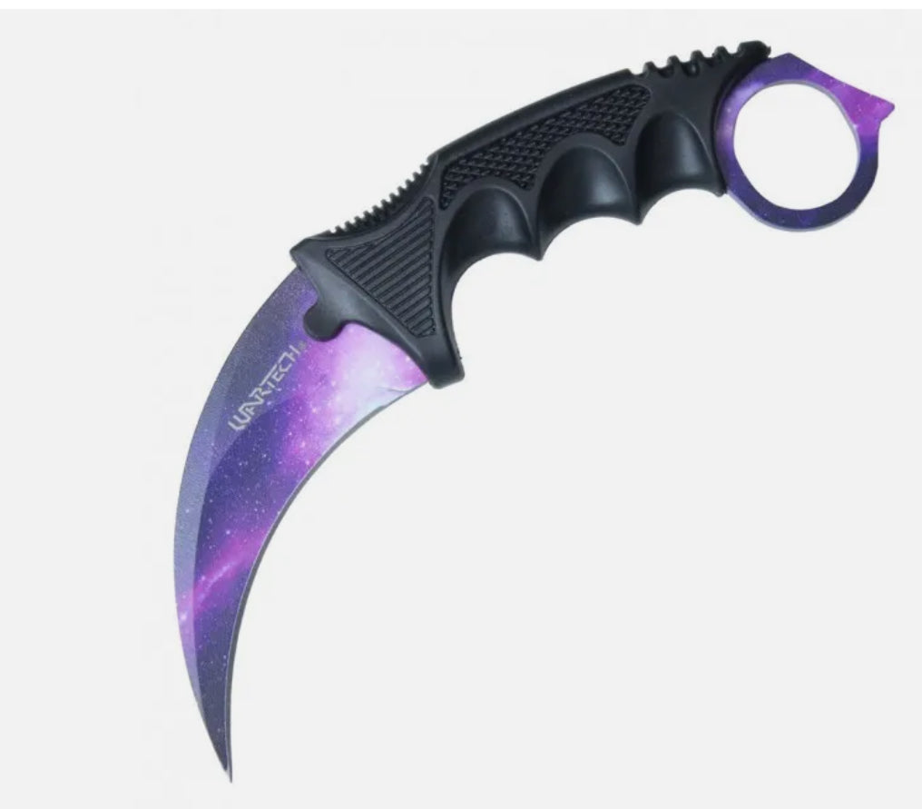 Galaxy Karambit | With Hard Sheath | And Necklace Rope