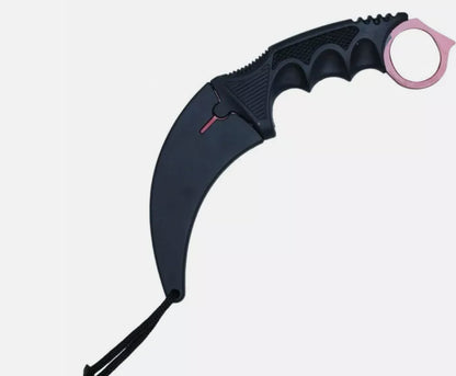 Red Blade Karambit | With Hard Sheath | And Necklace Rope