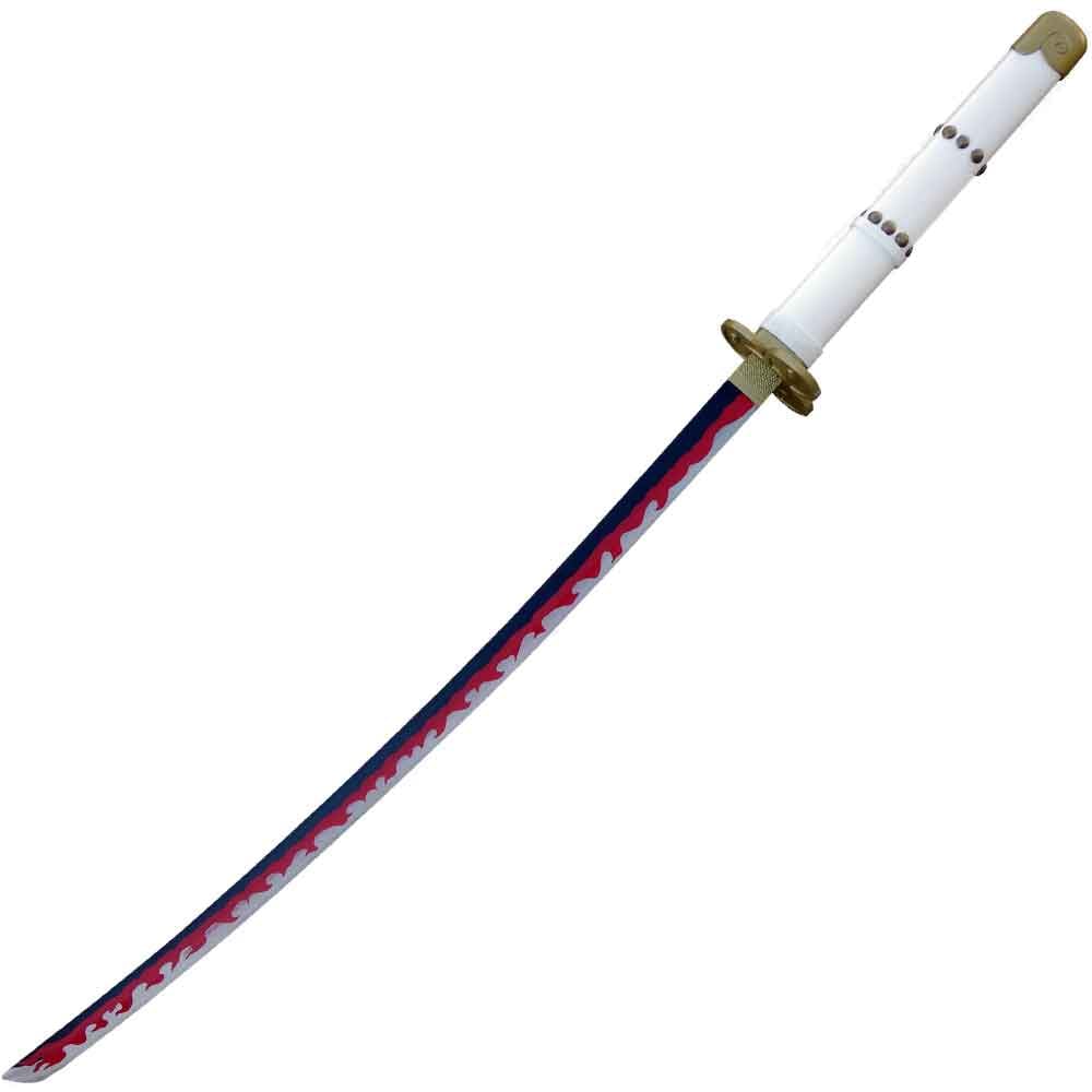 40.5" Enma Zoro Roronoa Yamo White Katana Steel Sword