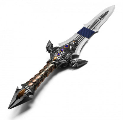 Heavy Fantasy Dragon Sword With Plaque