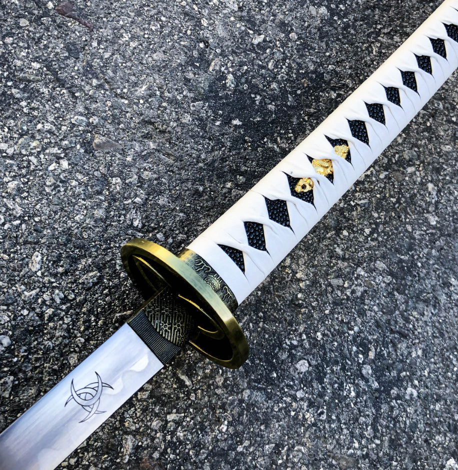 Authentic Mishone Katana - Full Tang High Carbon Steel Sword | Strap Included