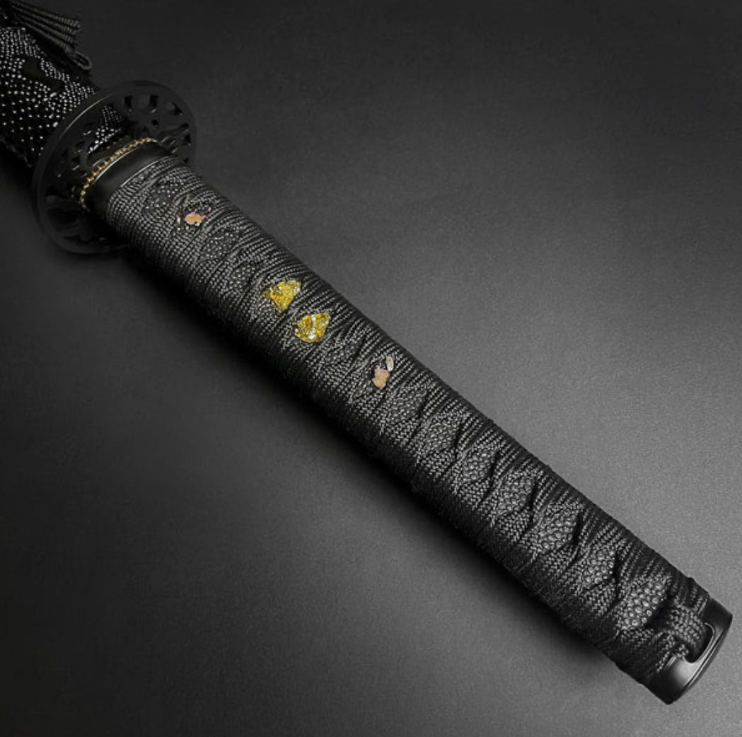 41″ Musha Hand Forged High 1045 Carbon Steel Orchid Kotodu Series Samurai Sword