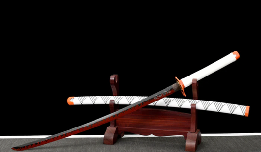 Rengoku Katana - Demon Slayer Flame Styled Katana, Full Stainless Steel Sword